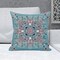 Edge Collections - 20 x 20 inches - Red - Floral Decorative Throw Pillow for Indoor and Outdoor Use - 1 Piece